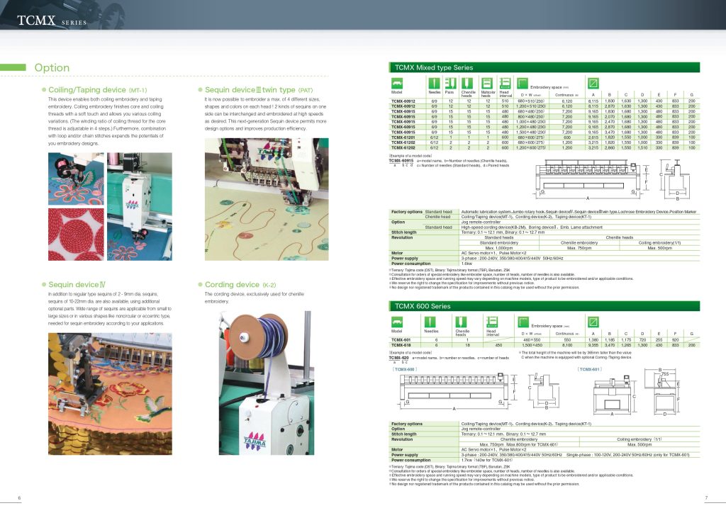 Tajima TCMX – STAR SEWING
