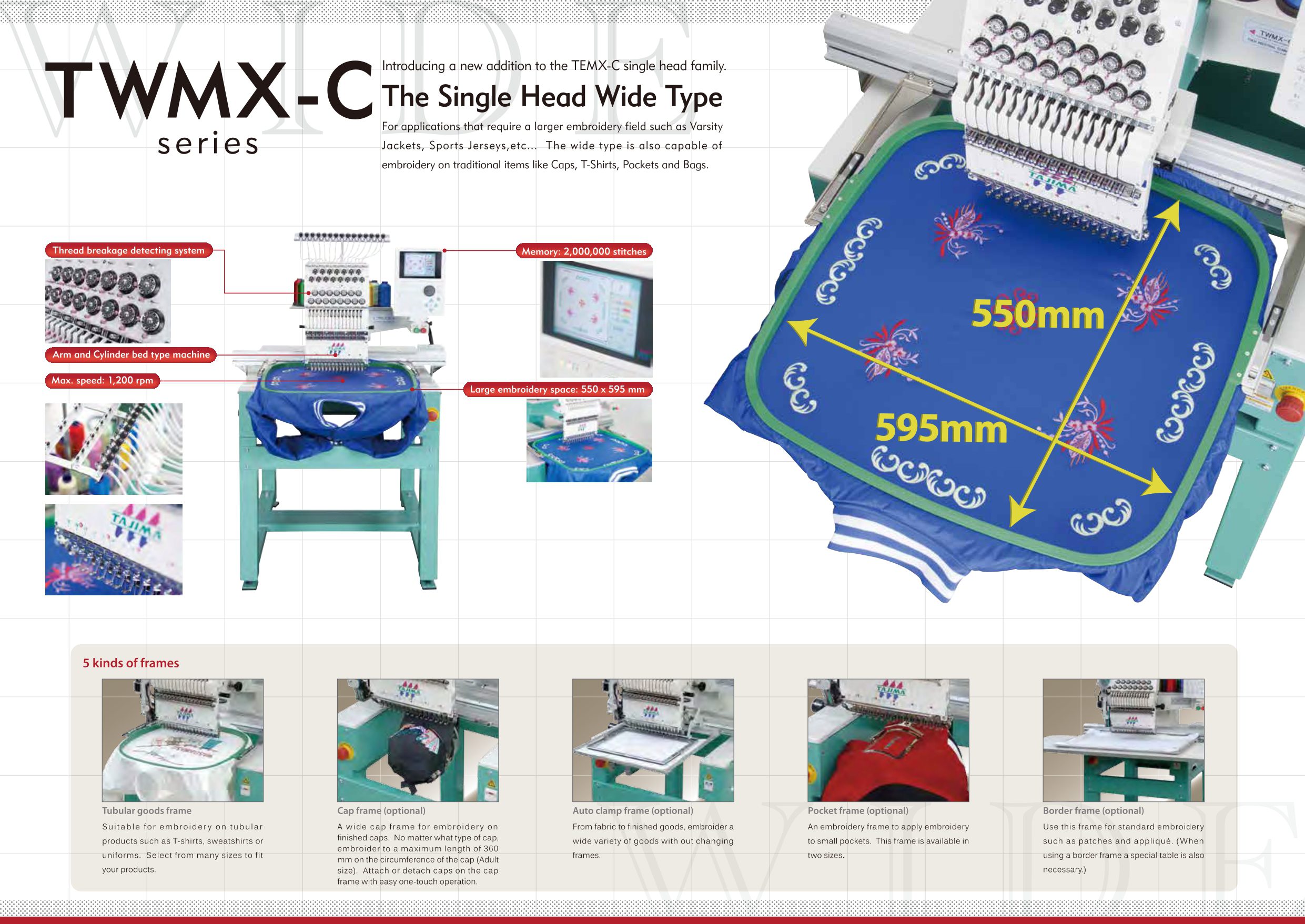 Tajima TWMX-C-04 FR-4 – STAR SEWING